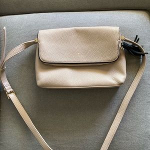 Kate Spade light pink/beige crossbody purse